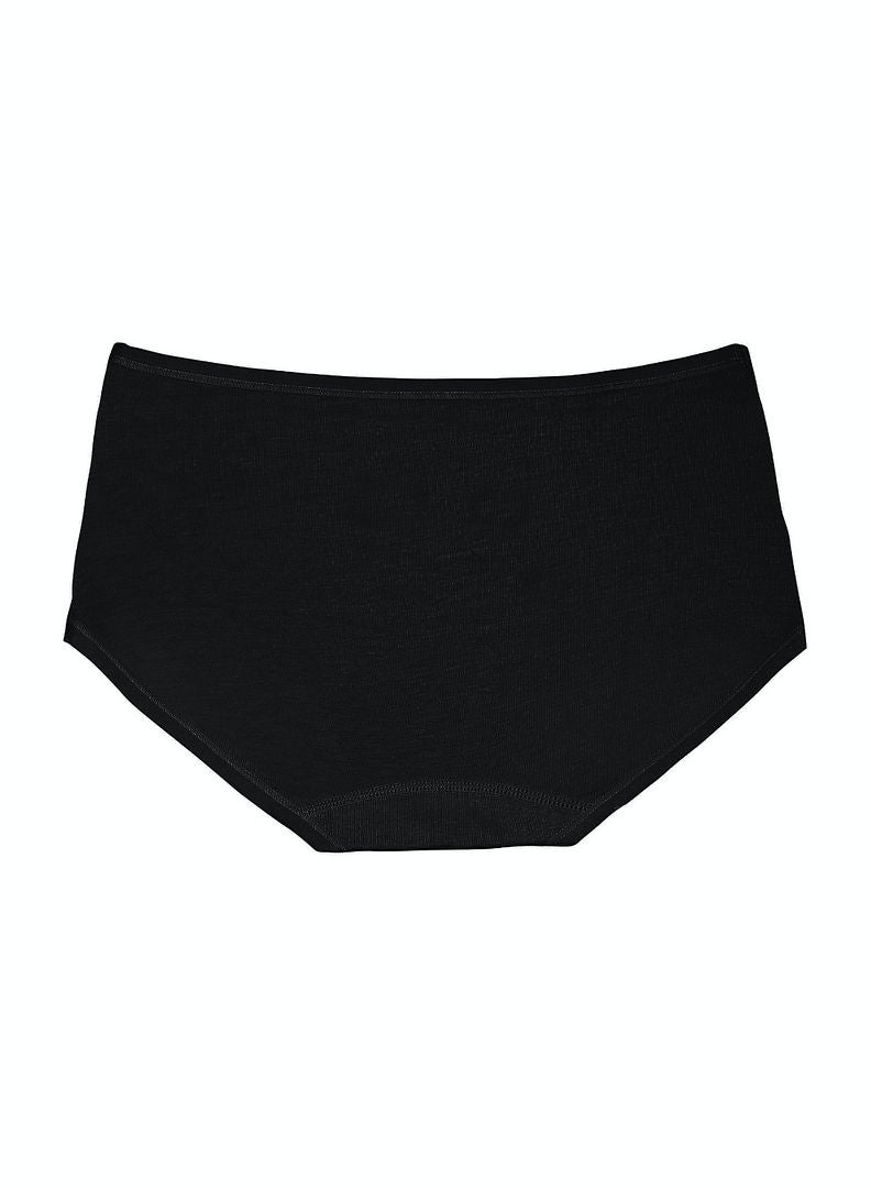 hush-hush mermaid Face Patterned Extremely Soft Premium Brief Black - Image 3