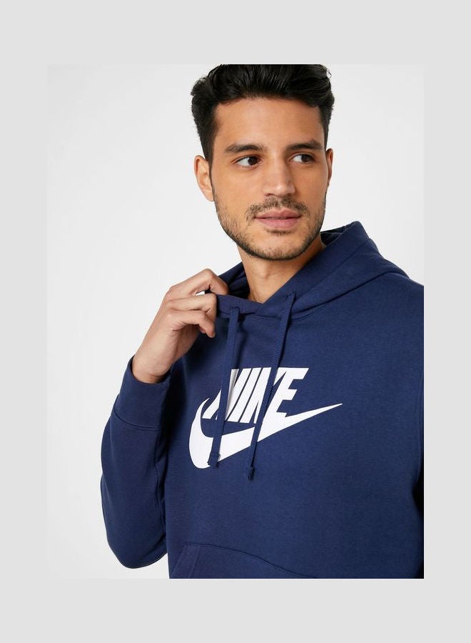 Nike - Club Hoodie Navy - Image 1