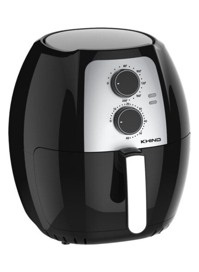 KHIND - Timer and Temperature Control Non-Stick Air Fryer 7.7 L 1800 W ARF77 Black - Image 1