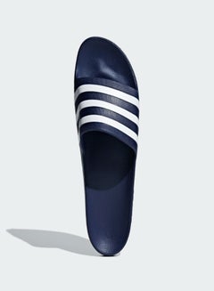 Adidas Adilette Aqua Slides Dark Blue/Cloud White  - Image 4
