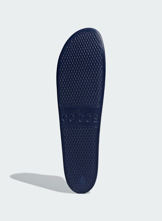 Adidas Adilette Aqua Slides Dark Blue/Cloud White  - Image 5