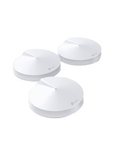 TP-LINK Deco M9 Plus (3-Pack) AC2200 Tri-Band Whole Home Mesh WiFi System, Coverage for 4-6+ Bedroom Houses, 100 Devices Connectivity, Built-in Antivirus, Smart Hub, Tri-Band Dynamic Backhaul, Parental Controls, Works with Alexa White  - Image 1