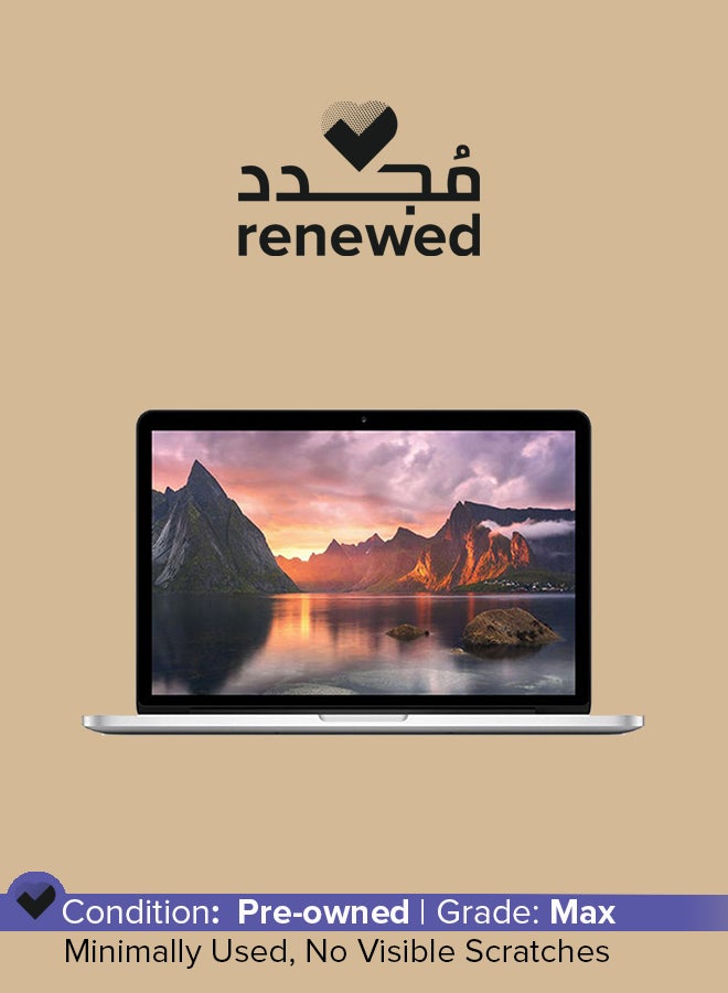 Apple - Renewed - Macbook Pro Laptop With 13.3-Inch Display, Intel Core i5 Processor/5th Gen/8GB RAM/128GB SSD/Intel Iris Plus Graphics Silver - Image 1