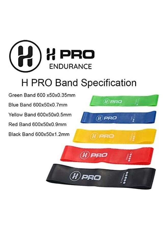 أتش برو طقم أربطة مطاطية مقاومة من اللاتكس مكون من 7 قطع - Image 5