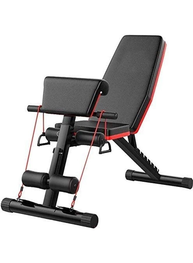 H PRO Multi-Function Adjustable Weight Bench with an Extreme Elastic Rope 13kg - Image 1