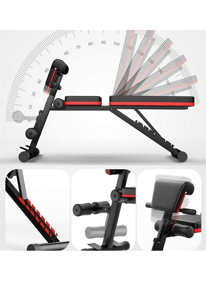H PRO Multi-Function Adjustable Weight Bench with an Extreme Elastic Rope 13kg - Image 3