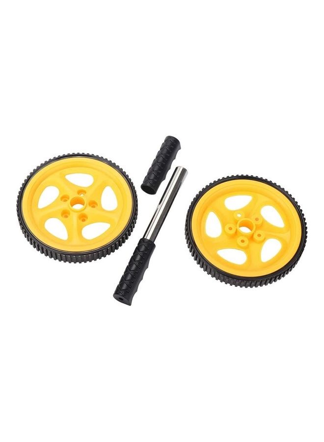 أتش برو 5 قطع من أحزمة مقاومة مطاطية من اللاتكس مع عجلة لتمارين البطن وحقيبة - Image 4