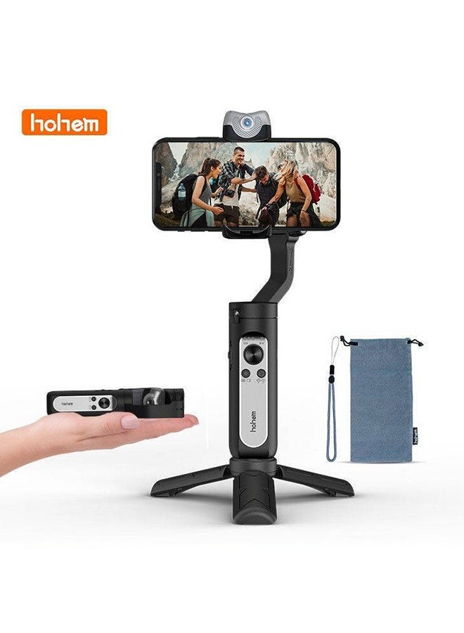 hohem - 2800.0 mAh 3-Axis Handheld Professional Video Stabilizer with Grip Black - Image 1