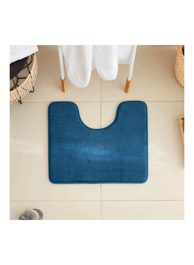 2-Piece Pressure Sensitive Foam Bath Mat Blue 60 X 90cm - Image 3