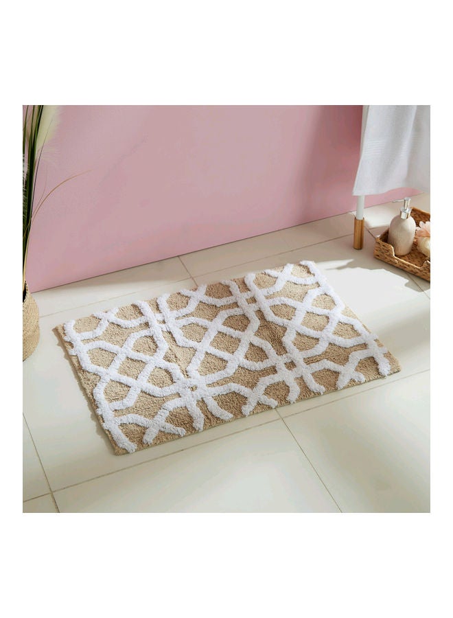 Cotton Bath Mat Multicolour 50 X 80cm - Image 2