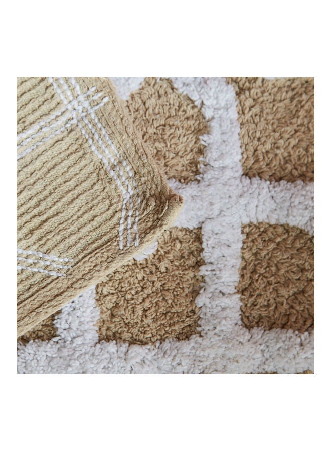 Cotton Bath Mat Multicolour 50 X 80cm - Image 4
