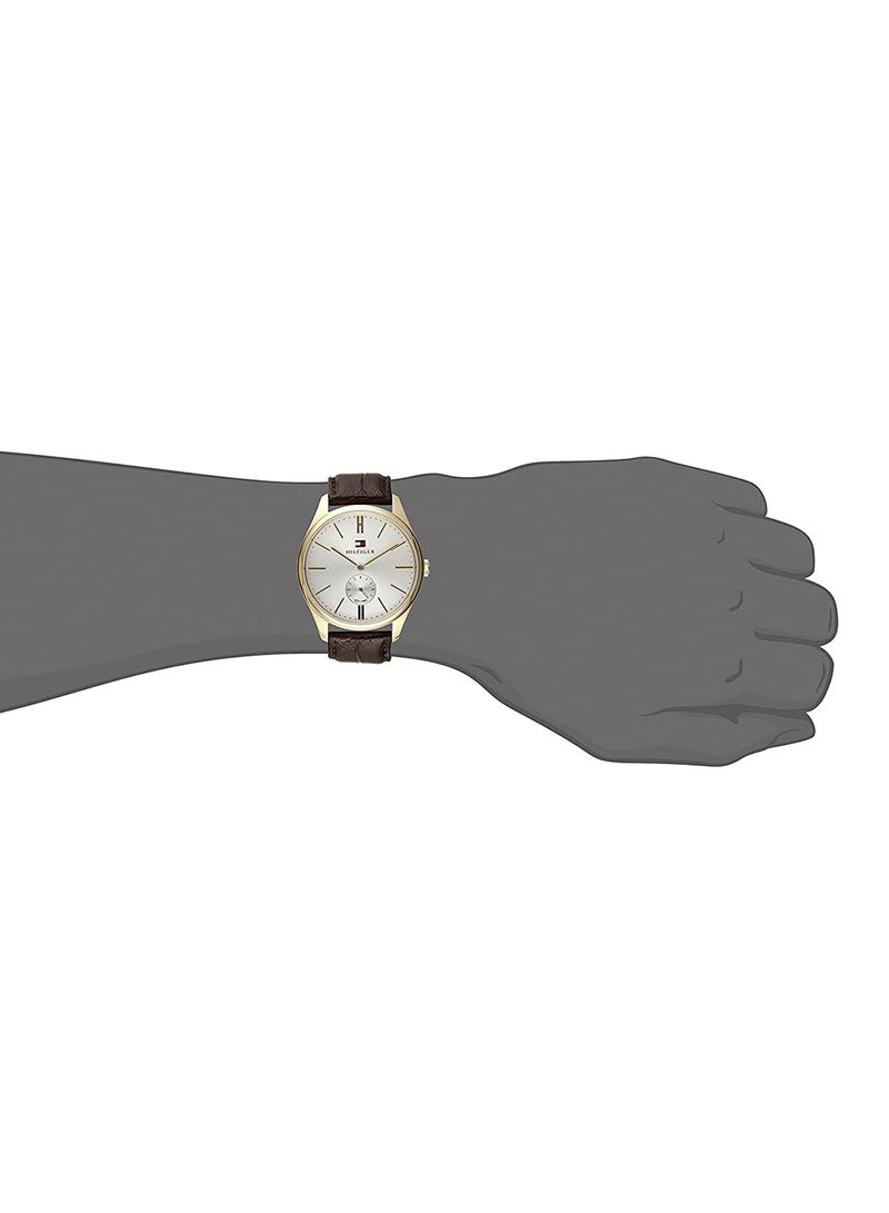 TOMMY HILFIGER - Men's Curtis  Silver & White Dial Watch - 1791170 - Image 1