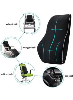 NuSense Support Pillow Breathable Mesh Back Cushion Cotton Black 42cm  - Image 4