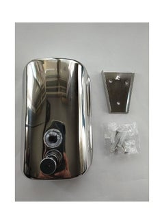 Wall Mounted Stainless Steel SUS304 Manual Press Anti Leak Soap Dispenser Silver 18 X 11.5 X 7cm - v1637826012/N52031804A_2