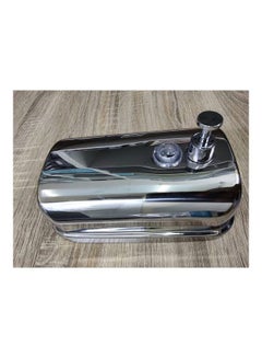 Wall Mounted Stainless Steel SUS304 Manual Press Anti Leak Soap Dispenser Silver 18 X 11.5 X 7cm - v1637826012/N52031804A_5