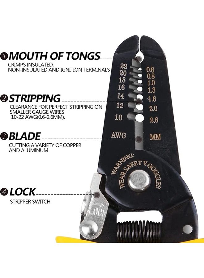 Wire Cutter Yellow/Black 21.5x8x1cm  - Image 4