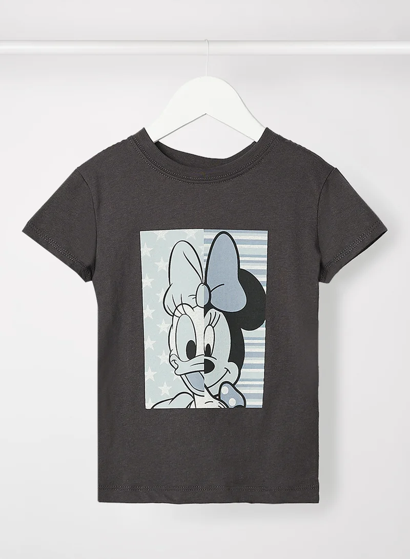 اونلي Girls Disney Crew Neck T-Shirt