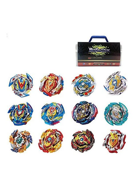 Box 12 Pcs Beyblade Burst Battle Latest Set Complete Set With Launchers