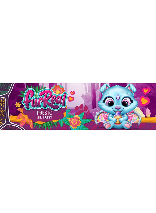 FurReal - Presto the Puppy Colour Change Interactive Feeding Toy, Lights and Sounds, Ages 4 and up - Image 1