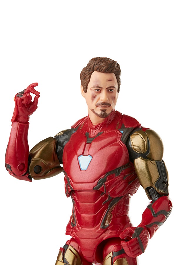 MARVEL - Hasbro  Legends Series 6-inch Scale Action Figure 2-Pack Toy Iron Man Mark 85 vs. Thanos, Infinity Saga character, Premium Design, 2 Figures and 15 Accessories - Image 1