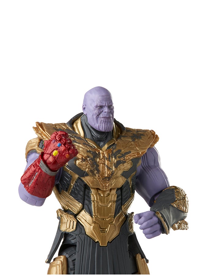 MARVEL - Hasbro  Legends Series 6-inch Scale Action Figure 2-Pack Toy Iron Man Mark 85 vs. Thanos, Infinity Saga character, Premium Design, 2 Figures and 15 Accessories - Image 1