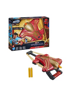 MARVEL Marvel Spider-Man Web Bolt Nerf Blaster Toy For Kids, Movie-Inspired Design, Includes 3 Elite Nerf Darts, For Kids Ages 5 And Up  - Image 1