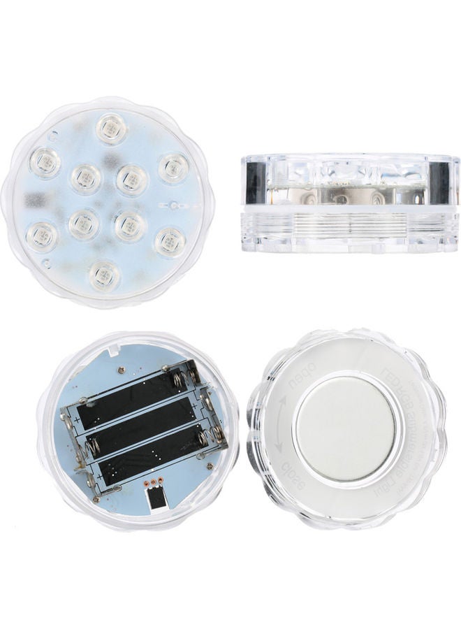 Generic - Waterproof RGB Remote Control Underwater Lamp Multicolour 10.00X6.00X9.00cm - Image 1
