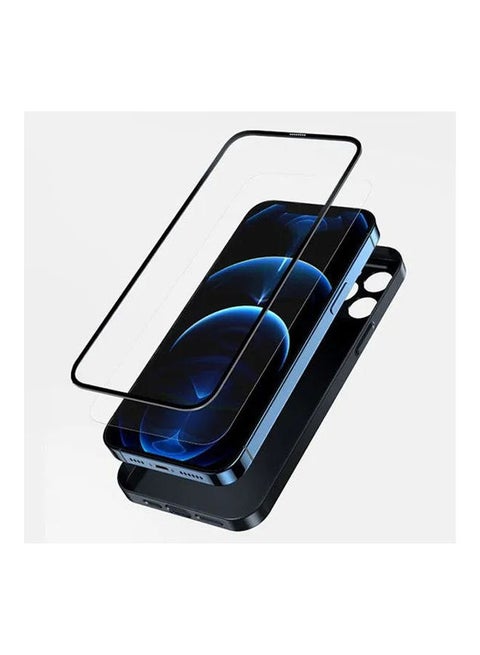 Mixed 360° Full Coverage Protective Phone Case Plus Screen Protector For Iphone 13 Black