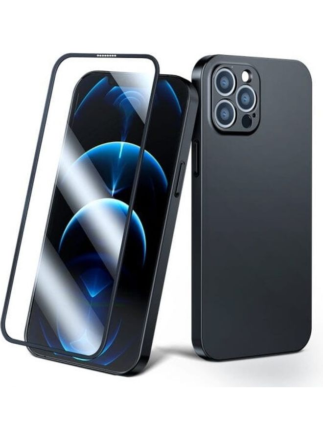 JOYROOM - Mixed 360° Full Coverage Protective Phone Case Plus Screen Protector For Iphone 13 Black - Image 1