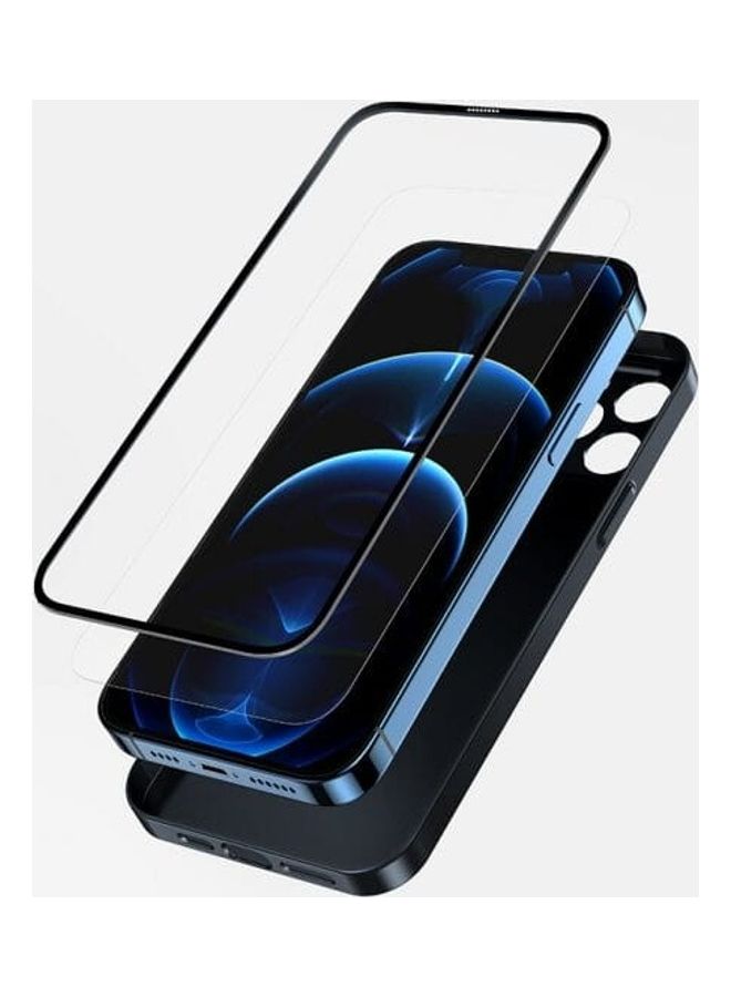 JOYROOM Joyroom Jr-Bp935 360 Full Case Front And Back Cover iphone 13 + Screen Protector Blue Black  - Image 3