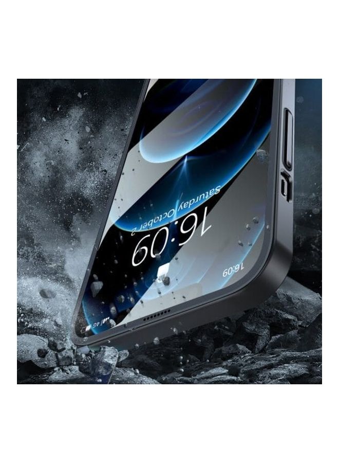 JOYROOM Joyroom Jr-Bp935 360 Full Case Front And Back Cover iphone 13 + Screen Protector Blue Black  - Image 4