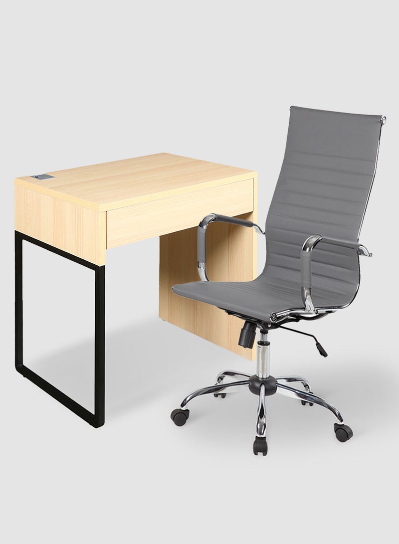 Switch - Office Desk Computer Table Or Study Table -  Home Office For Laptop Table - Beige 730*500*750mm - Image 1