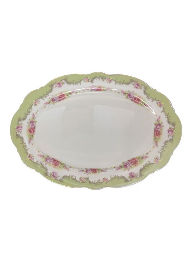 Handsomegift Premium Quality Dinner Plate Green 30cm - Image 1