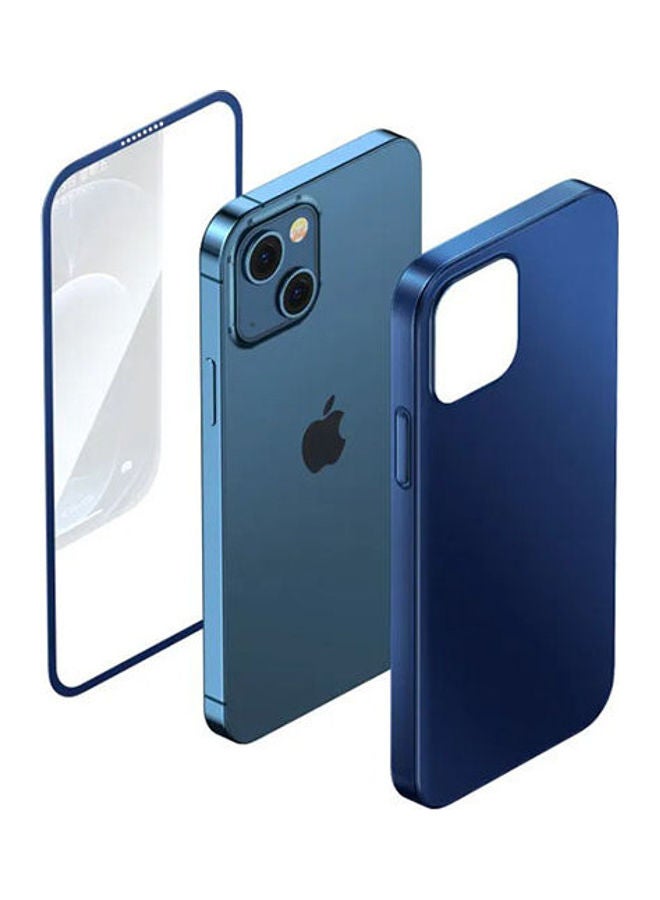 JOYROOM - Mixed 360° Full Coverage Protective Phone Case Plus Screen Protector For Iphone 13 Pro Blue - Image 1