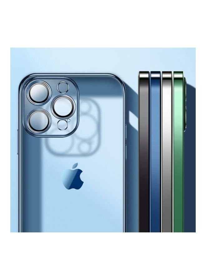 Hard Plastic Glass Series Protective Back Cover For Iphone 13 Pro Max Multicolour