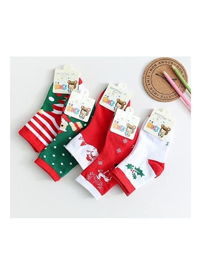 Brain Giggles Set Of 5 Christmas Socks 14x16 cmcm - Image 2