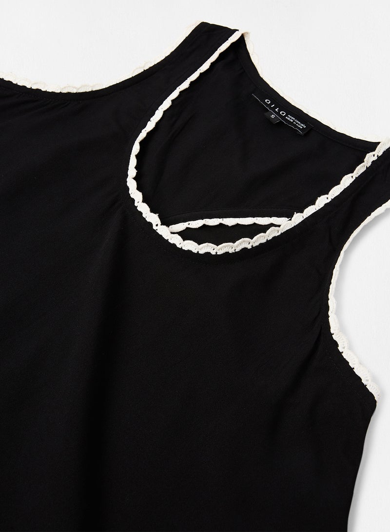 Aila Casual Top Black  - Image 3