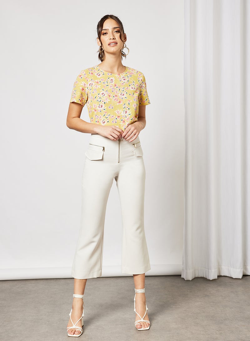 I.Scenery Floral Top Yellow  - Image 2