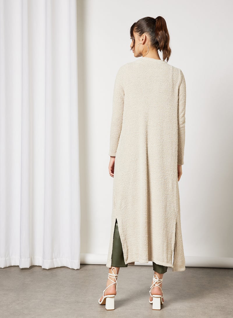 ONLY Long Knitted Cardigan Beige  - Image 4