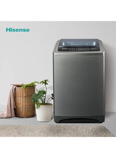 Hisense Top Load Washing Machine 16 L 81.7 kW WTQ1602T Titanium/Black/Grey  - Image 4