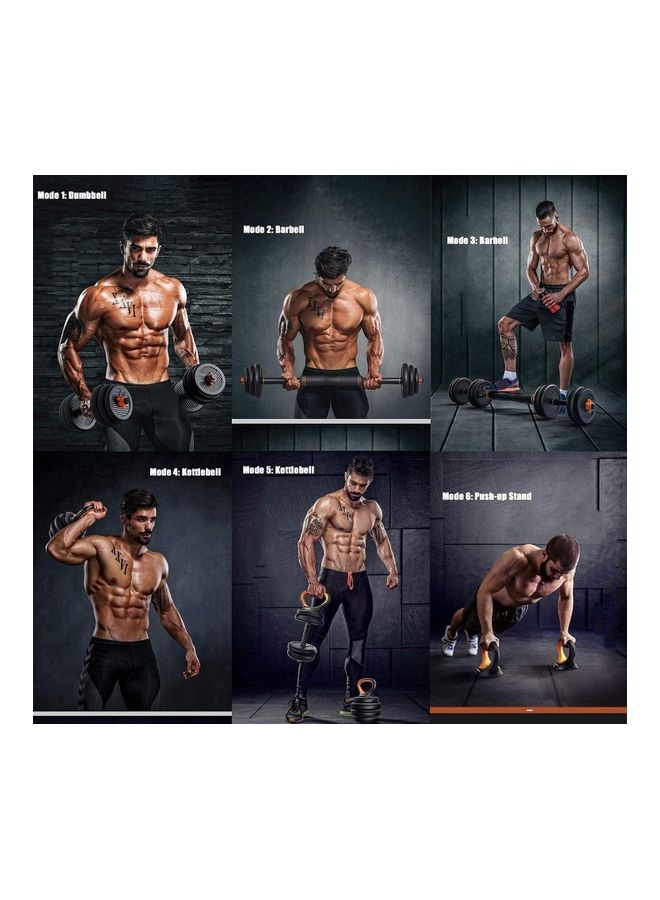 ماكس سترينث طقم أثقال دامبل وأوزان متعددة الوظائف قابلة للتعديل بوزن 10 كجم - Image 5