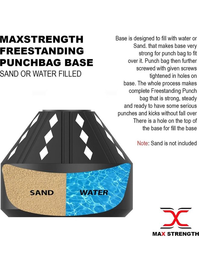 Max Strength - Free Standing Heavy Duty Punch Boxing Workout Bag - Image 1