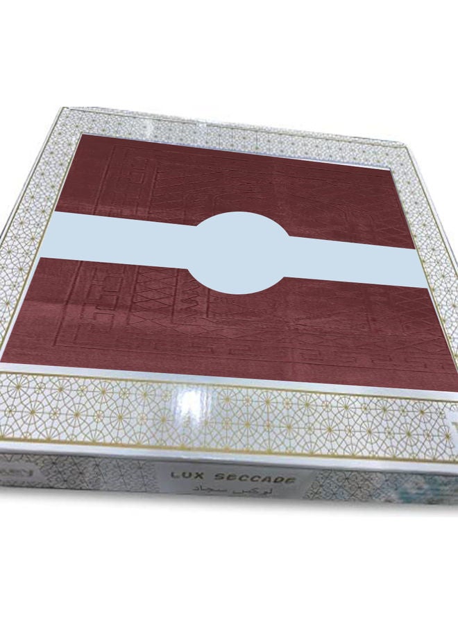 Bright And Shiny Easy To Carry Plain Prayer Mat Chocolate Brown 80 x 120cm - Image 3