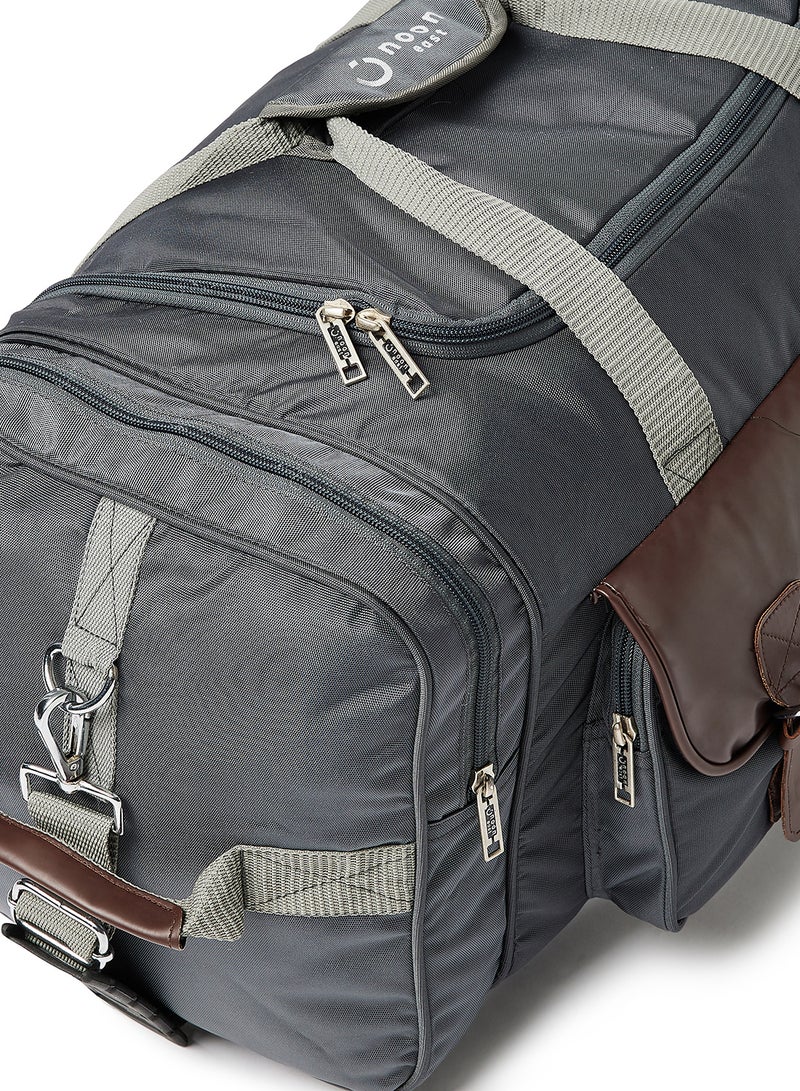 Noon East Lightweight Waterproof Polyester Multipurpose Luggage Duffle Bag/Gym Bag 20 Inch Grey  - Image 3