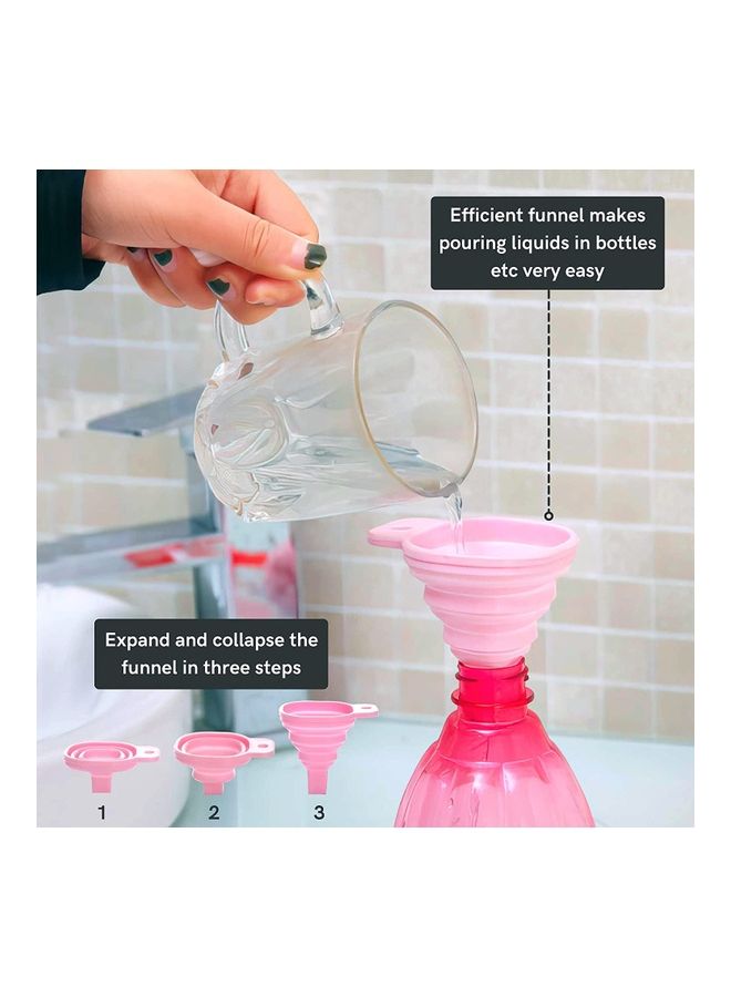 Measuring Cups Set With Spoons & Collapsible Funnel Multicolour 15x9x6cm  - Image 5