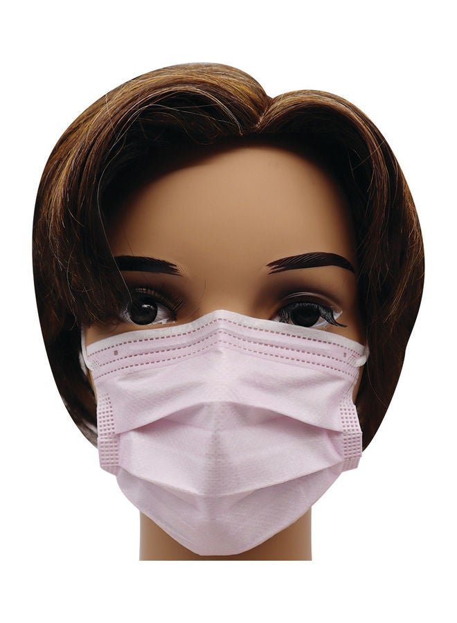 MedOne - 100-Piece Medical Face Mask For Kids Blue and Pink - Image 1