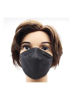 ميد ون مجموعة أقنعة الوجه N95 بلون وردي وأسود مكونة من 20 قطعة  - Image 4