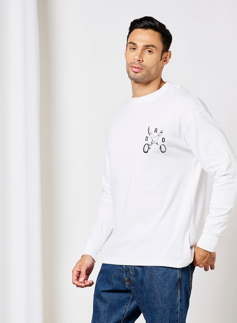 JACK & JONES Graphic Print T-Shirt White  - Image 2