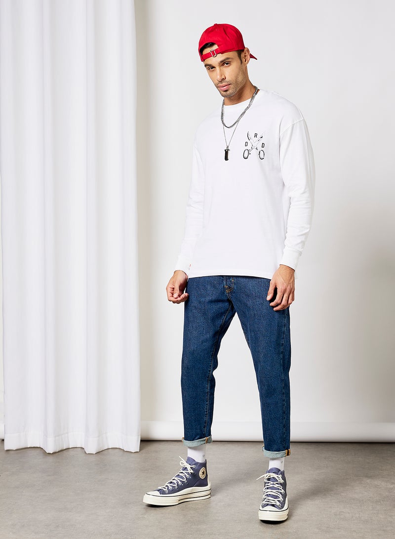 JACK & JONES Graphic Print T-Shirt White  - Image 3