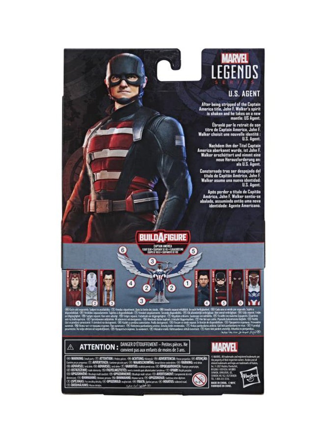 MARVEL - Hasbro Marvel Legends Series Avengers 6-inch Action Figure Toy U.S. Agent, Premium Design And 2 Accessories, For Kids Age 4 And Up 6inch - Image 1